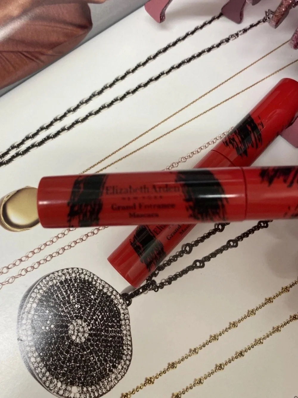 x2 Elizabeth Arden Grand Entrance Mascara Stunning BLACK .09oz / 2.5ml each